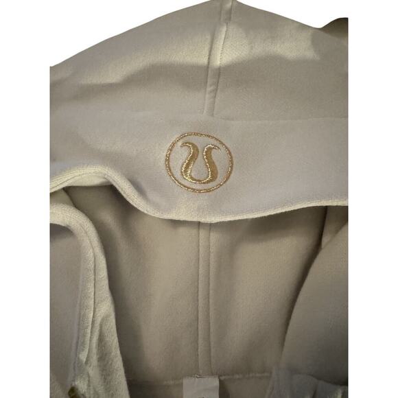 Lululemon Scuba Oversized Half-Zip Hoodie Beige/Gold Size M/L - Picture 4 of 11